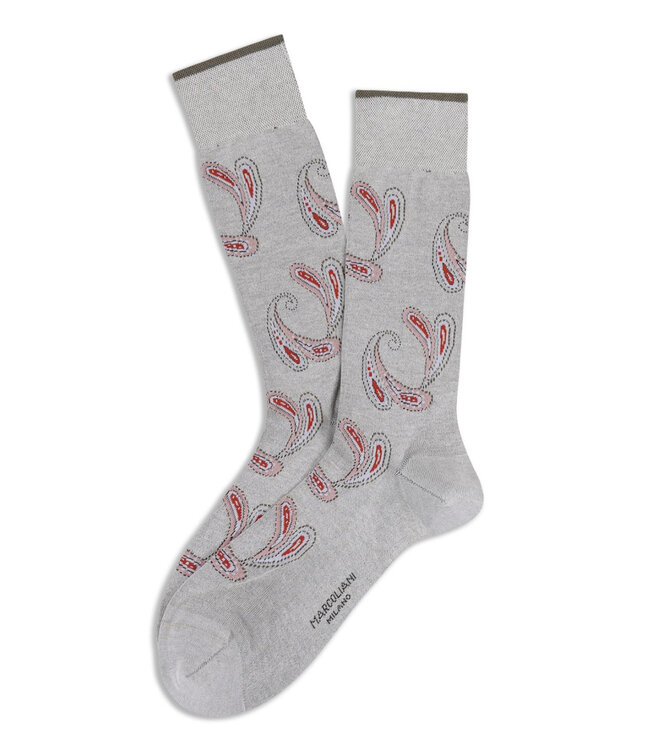 Beige Agra Paisley Socks