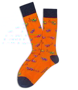 MARCOLIANI Orange Muscle Car Socks