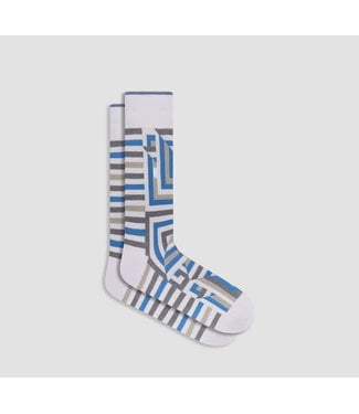 BUGATCHI Stone Striped Socks