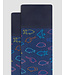Navy Fish Socks