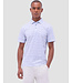 Grey Blue Print Polo