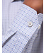 Modern Fit Almond Blue Diamond Print Shirt