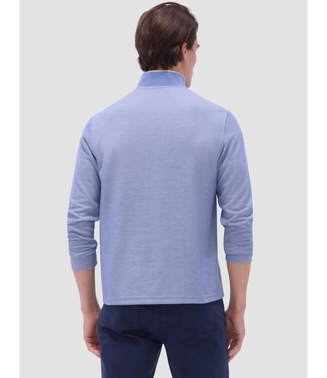 Cobalt Striped 1/4 Zip