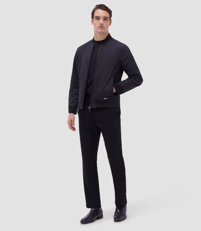 Black Glen Check Reversible Bomber