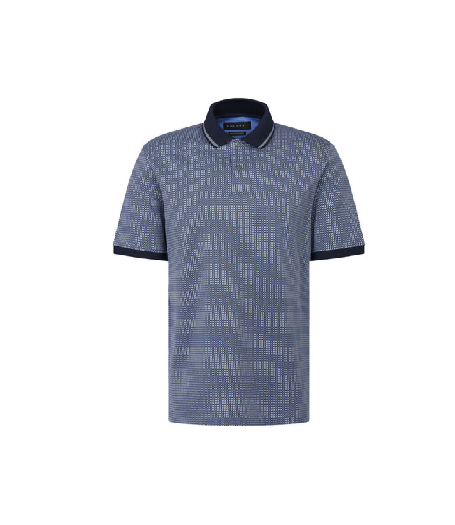 Blue Small Check Polo