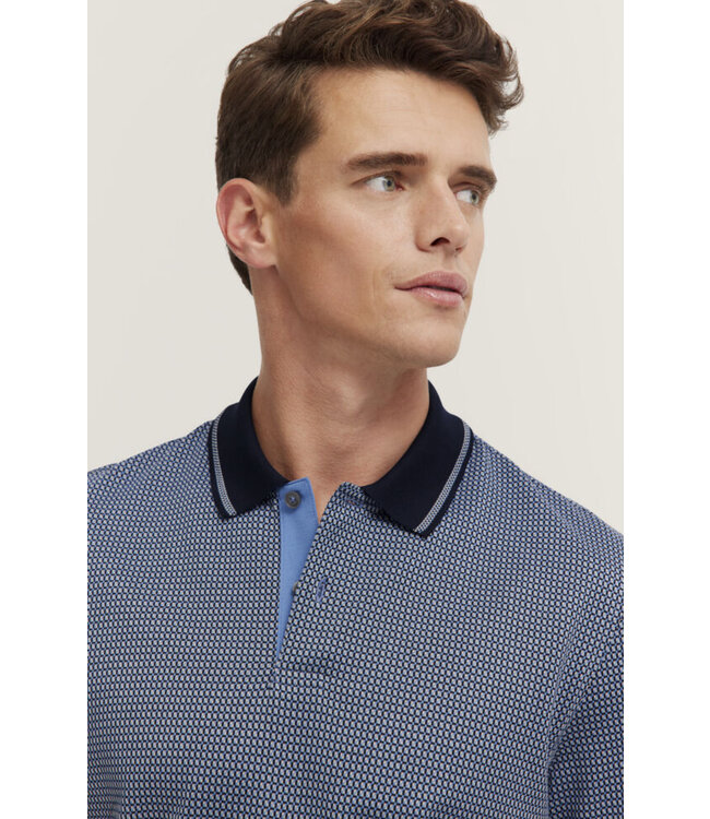 Blue Small Block Polo