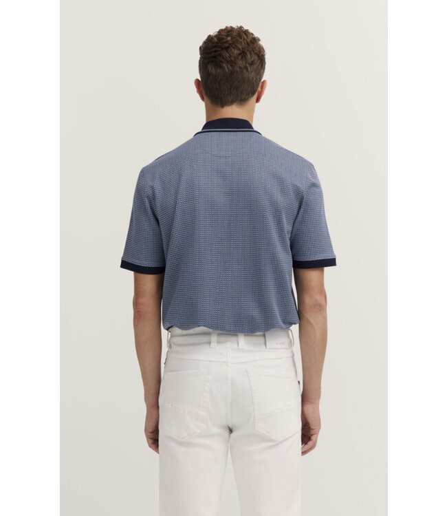 Blue Small Block Polo