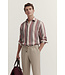 Modern Fit Brown Red Stripe Shirt