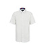 Modern Fit White Floral Trim Shirt