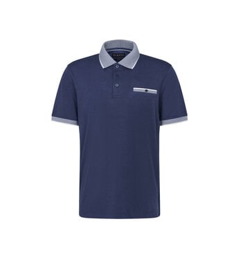 BUGATTI Blue With Pocket Polo