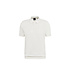 Cream Knit Polo Shirt