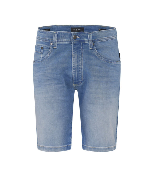 Modern Fit Denim Bermuda Shorts