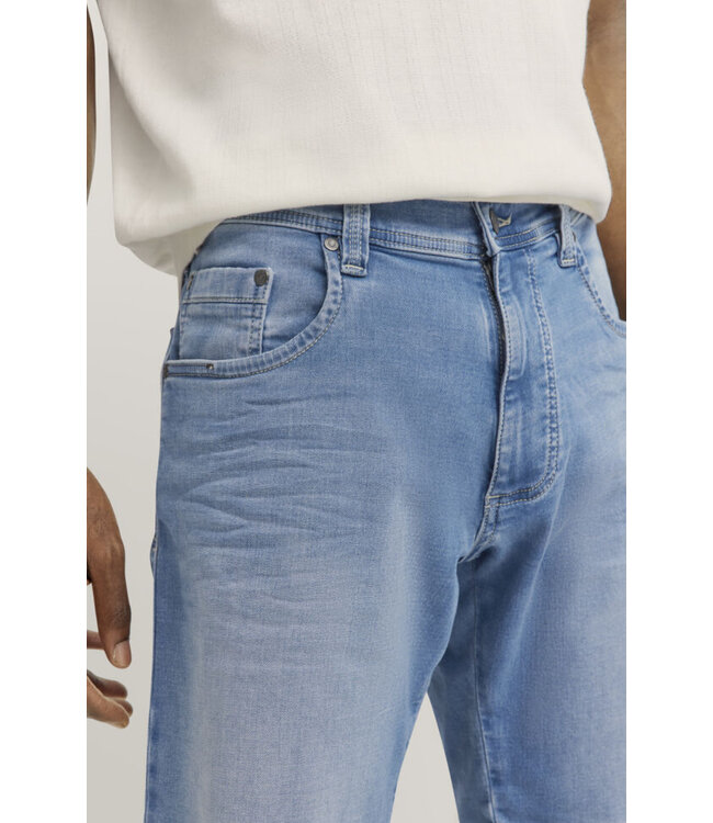 Modern Fit Denim Bermuda Shorts