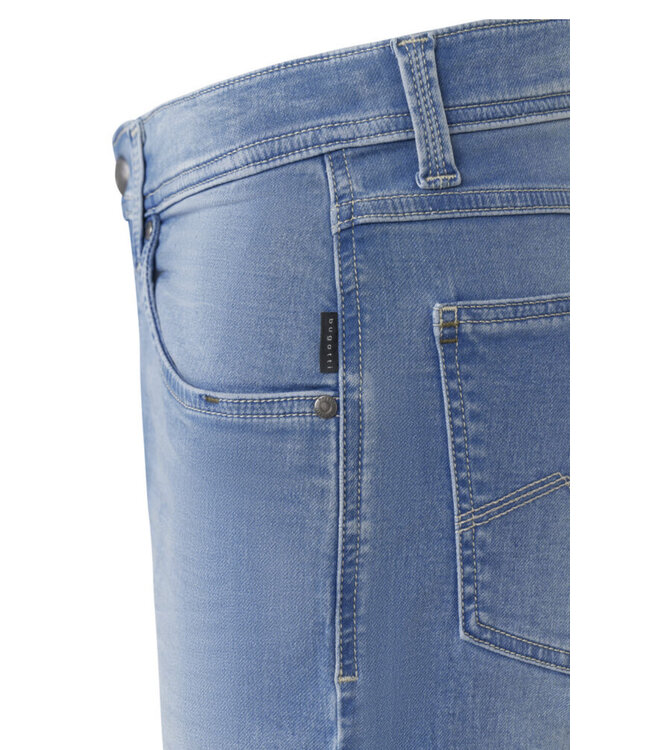 Modern Fit Denim Bermuda Shorts