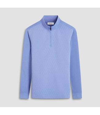 BUGATCHI Air Blue Quilted 1/4 Zip