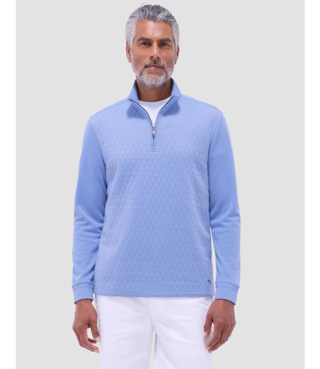 Air Blue Quilted 1/4 Zip