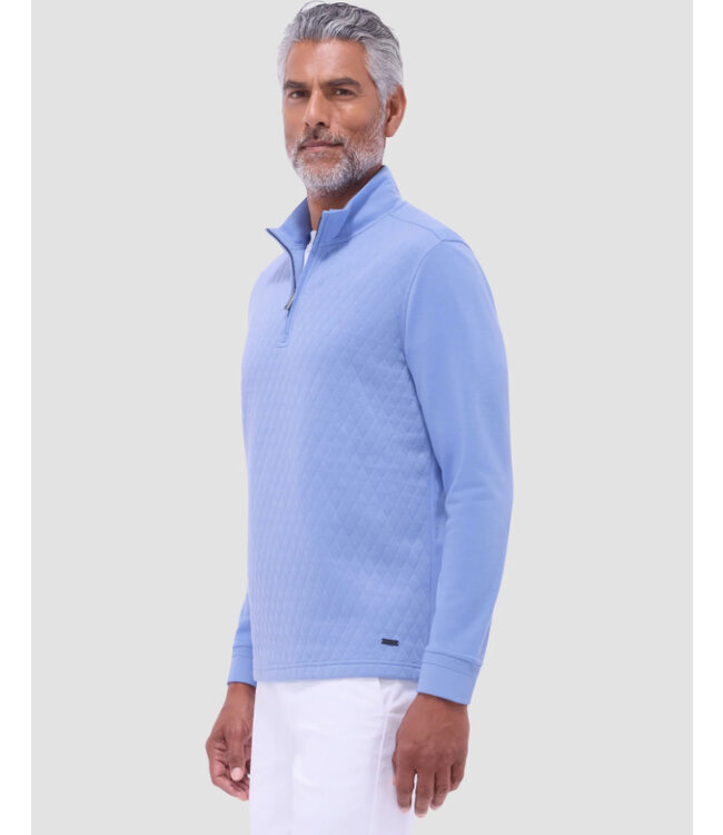 Air Blue Quilted 1/4 Zip