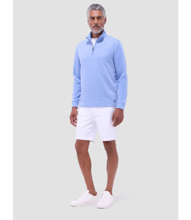 Air Blue Quilted 1/4 Zip