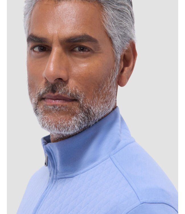 Air Blue Quilted 1/4 Zip
