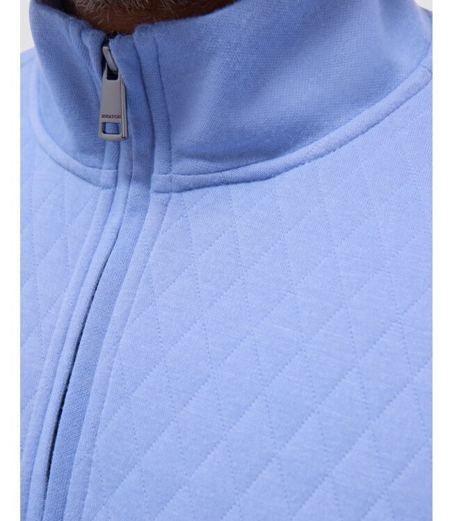 Air Blue Quilted 1/4 Zip