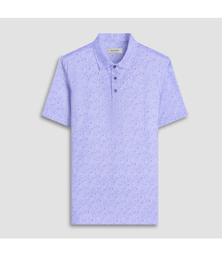 BUGATCHI Air Blue Printed Polo