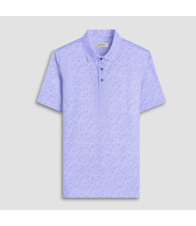 Air Blue Printed Polo