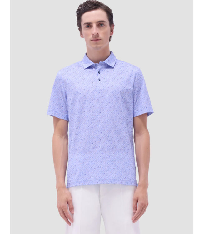 Air Blue Printed Polo
