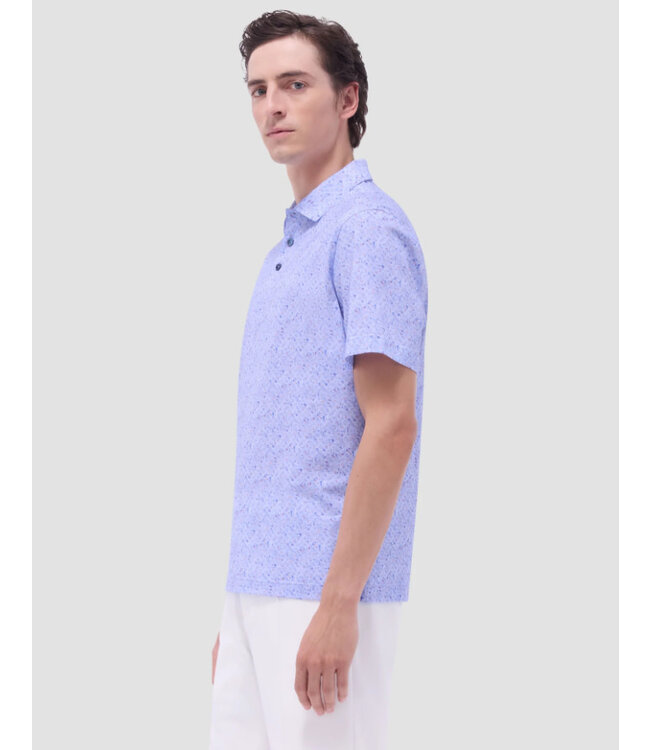 Air Blue Printed Polo
