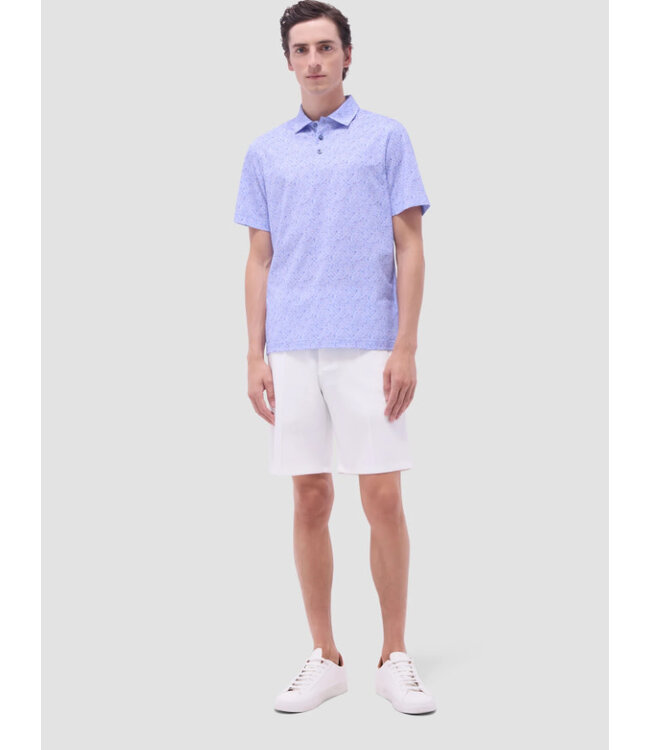 Air Blue Printed Polo