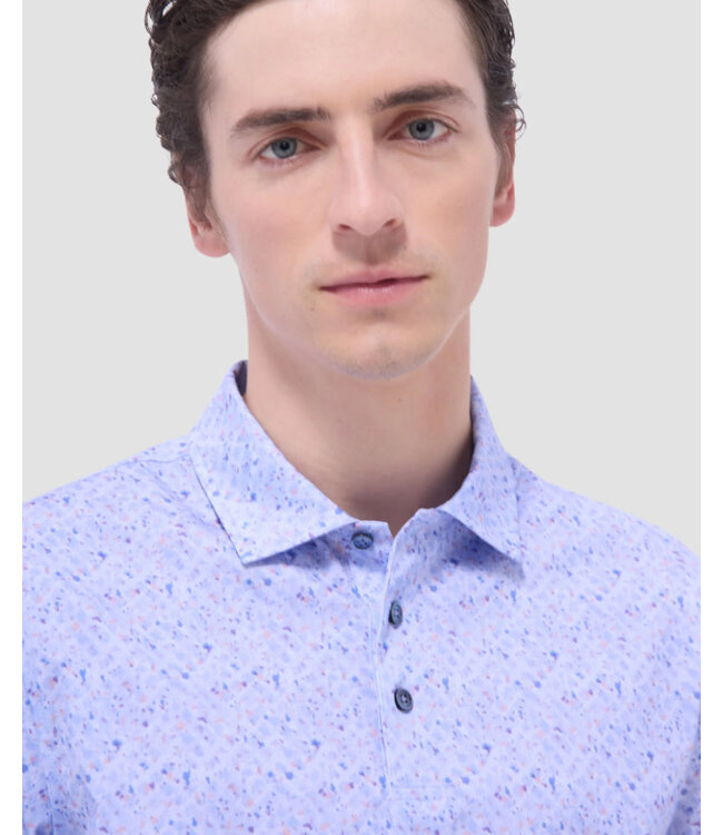 Air Blue Printed Polo