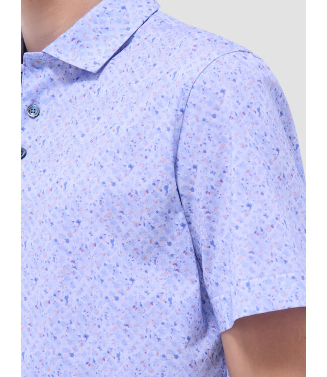 Air Blue Printed Polo