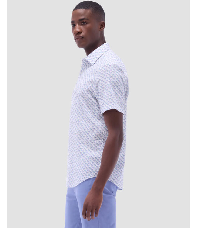 Modern Fit Lilac  Palm Tree Shirt