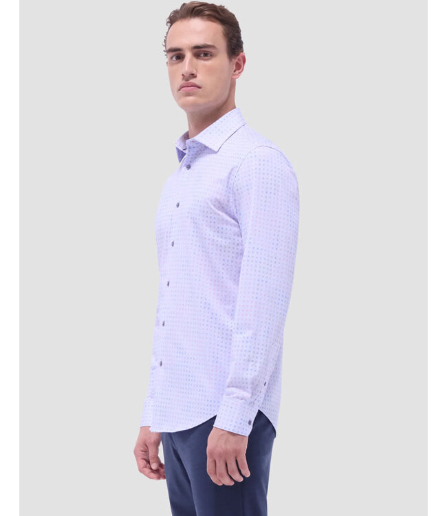 Modern Fit Lilac Block Shirt