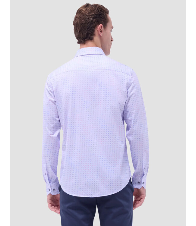Modern Fit Lilac Block Shirt