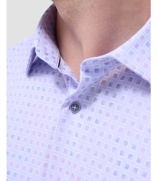 Modern Fit Lilac Block Shirt