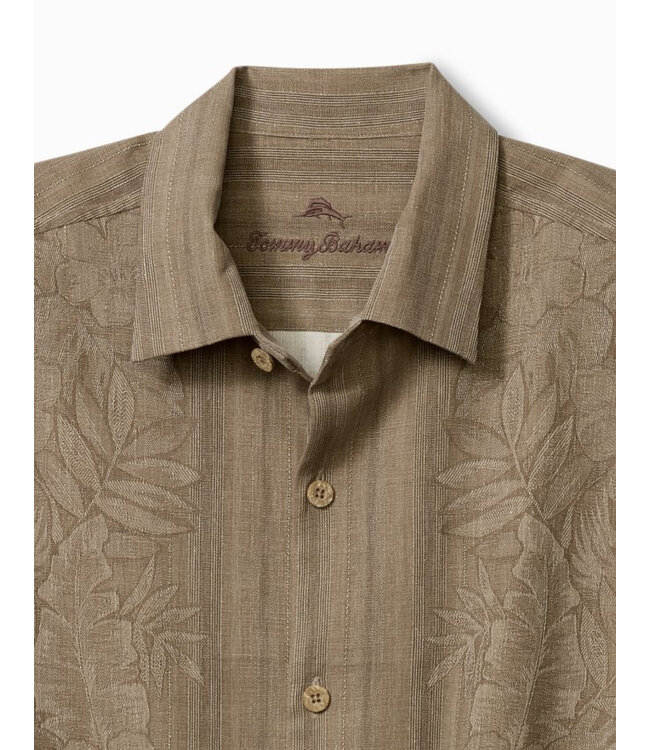 Classic Fit Brown Maui Border Shirt