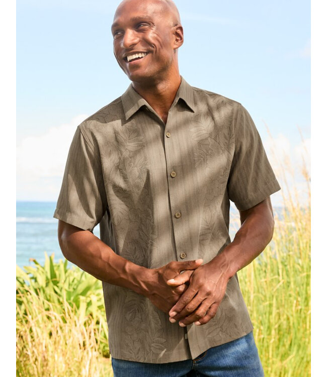 Classic Fit Brown Maui Border Shirt