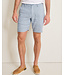 Classic Fit Beach Coast Linen Blue Shorts