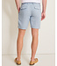 Classic Fit Beach Coast Linen Blue Shorts