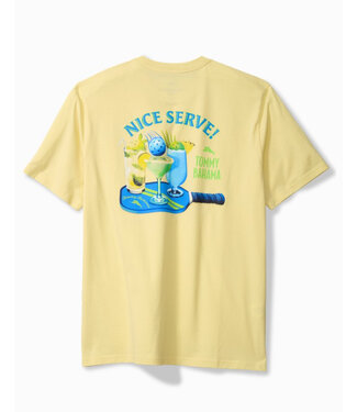 TOMMY BAHAMA Light Yellow Nice Serve T-Shirt