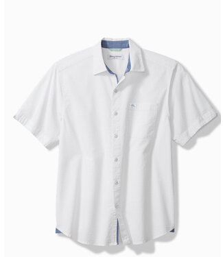 TOMMY BAHAMA Classic Fit White Nova Wave Shirt