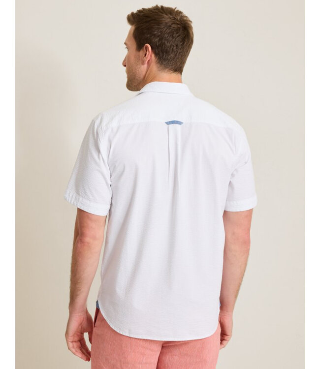 Classic Fit White Nova Wave Shirt