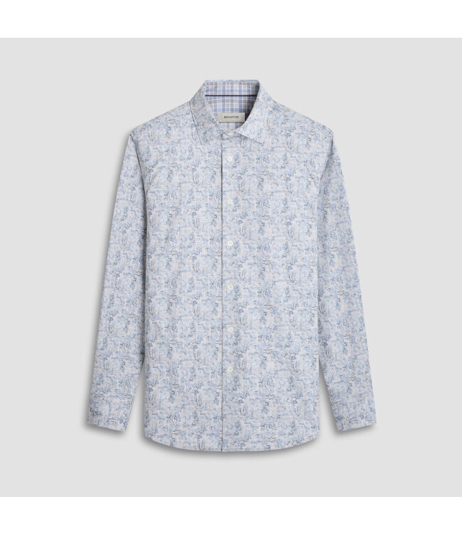 Modern Fit Air Blue Paisley Shirt