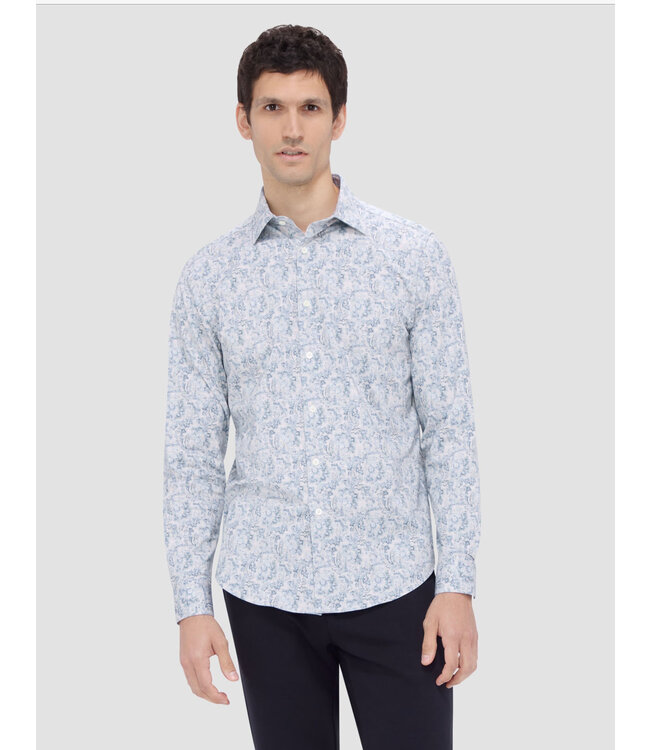 Modern Fit Air Blue Paisley Shirt