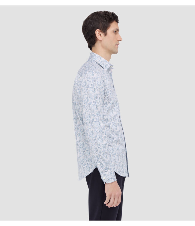 Modern Fit Air Blue Paisley Shirt