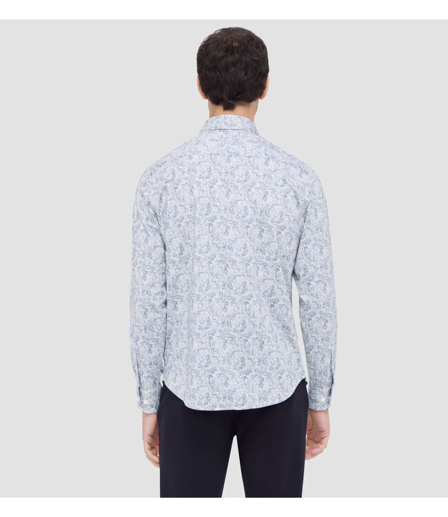 Modern Fit Air Blue Paisley Shirt