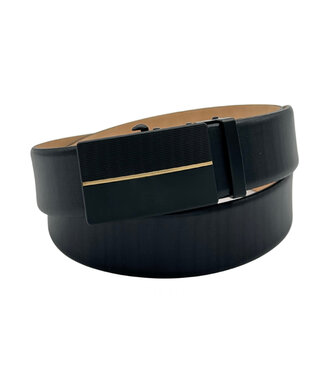 BENCH CRAFT Black Adjustable Buckle Belt