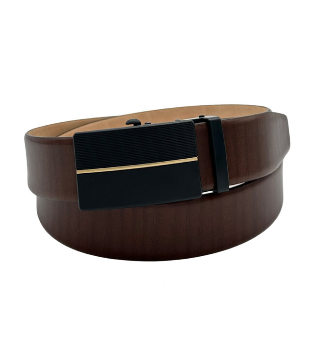 Brown Adjustable Buckle Belt