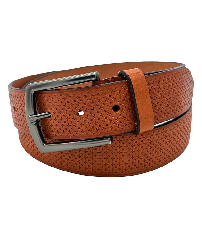 Natural Mini Dot & Cross Belt