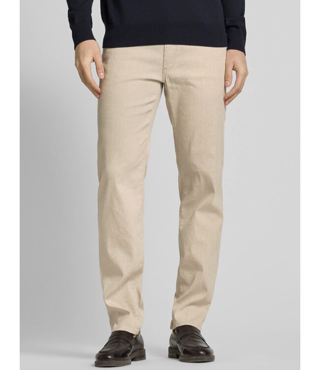 Modern Fit Sand Linen Flex 5 Pocket Pants
